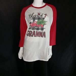 💜Blessed Grandma💜 Women's Printed T-Shirt